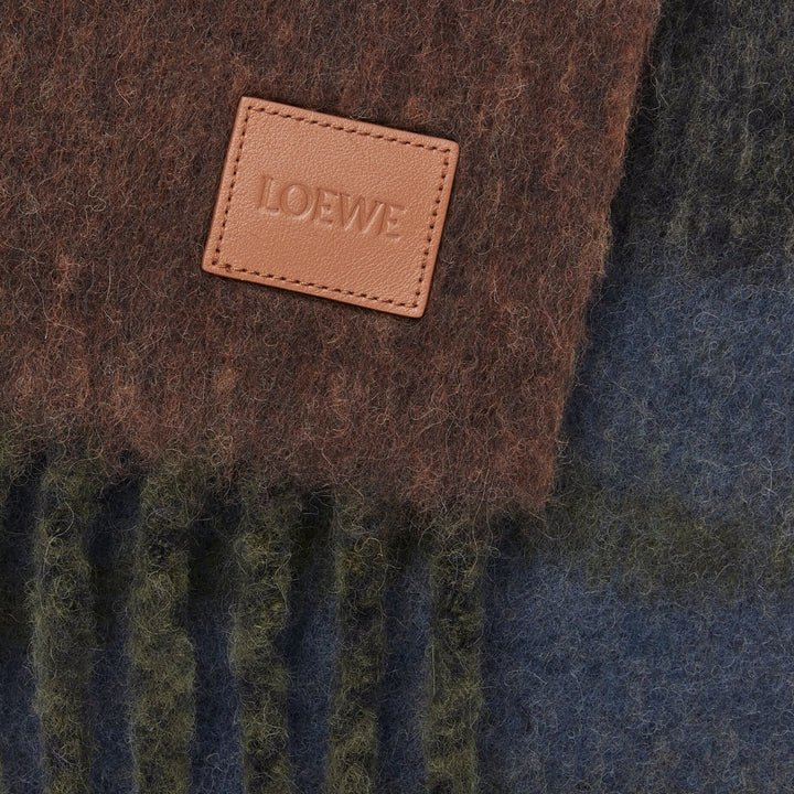 Loewe Multicolour Alpaca And Wool Blend Scarf – ZAP