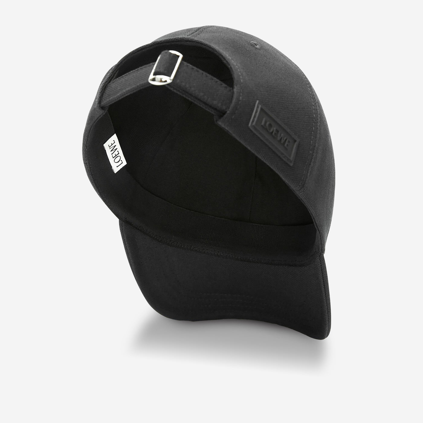 Loewe Canvas Rubber Logo Patch Cap