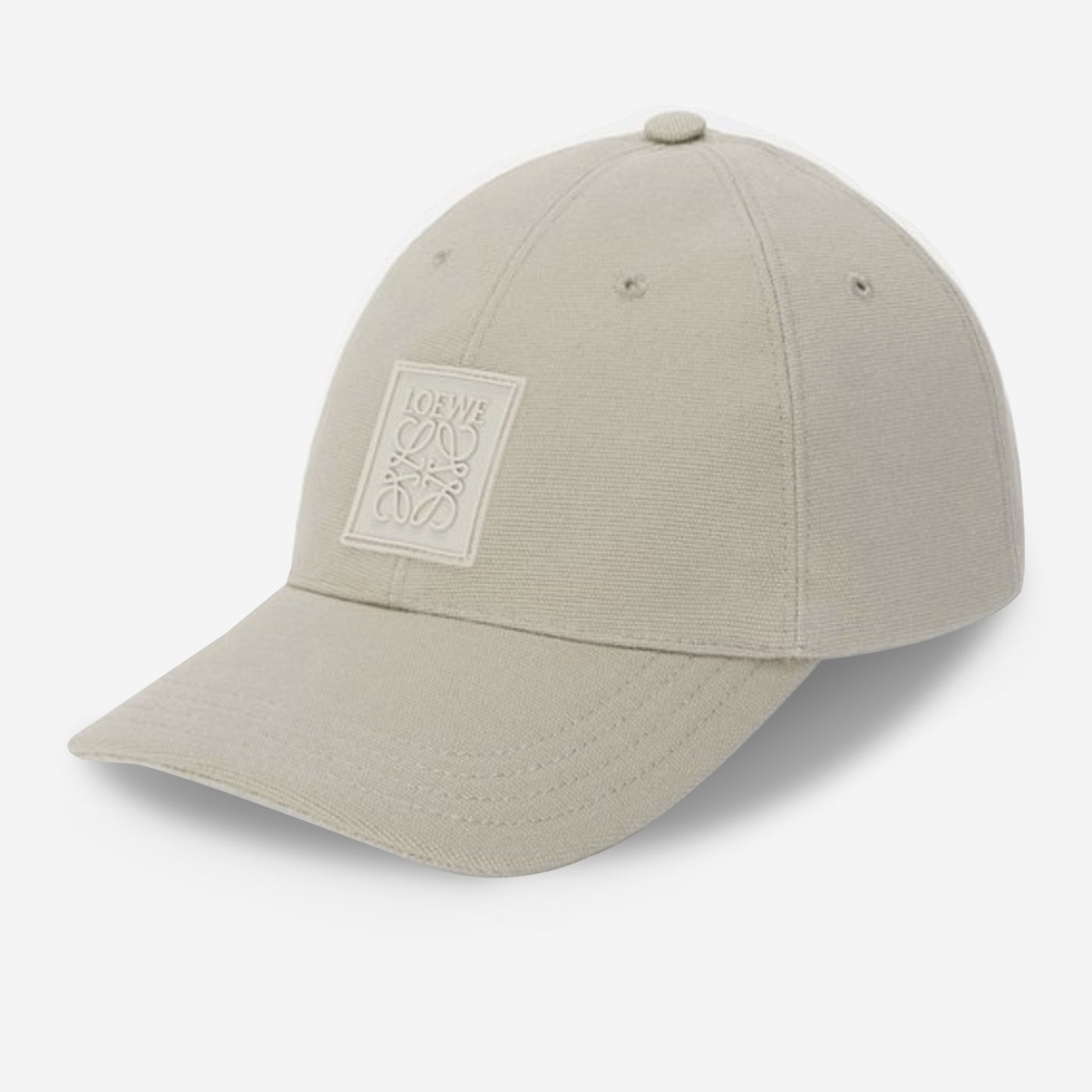 LOEWE パッチ キャップ Patch cap in canvas Black - LOEWE