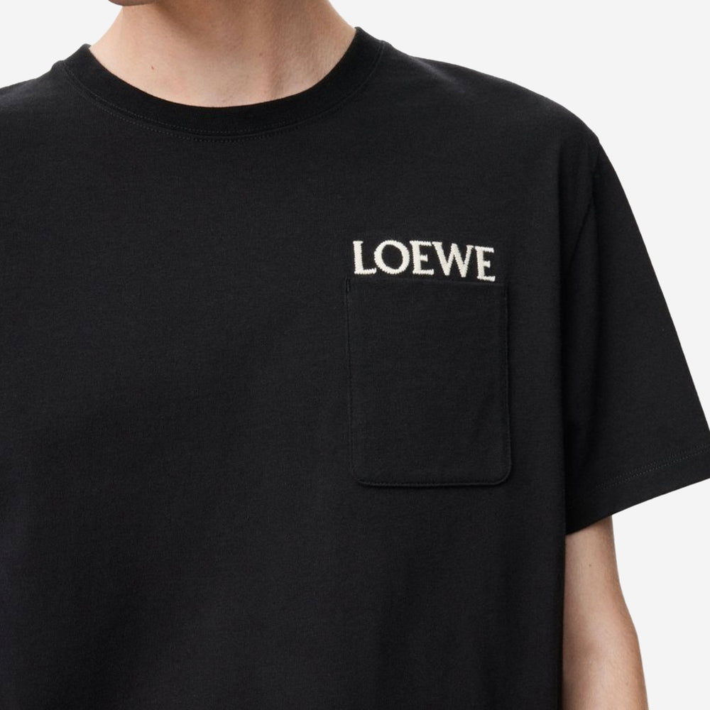 LOEWE Ｔシャツ LOEWE Loose Fit Graphic T-shirt | Black | FARFETCH