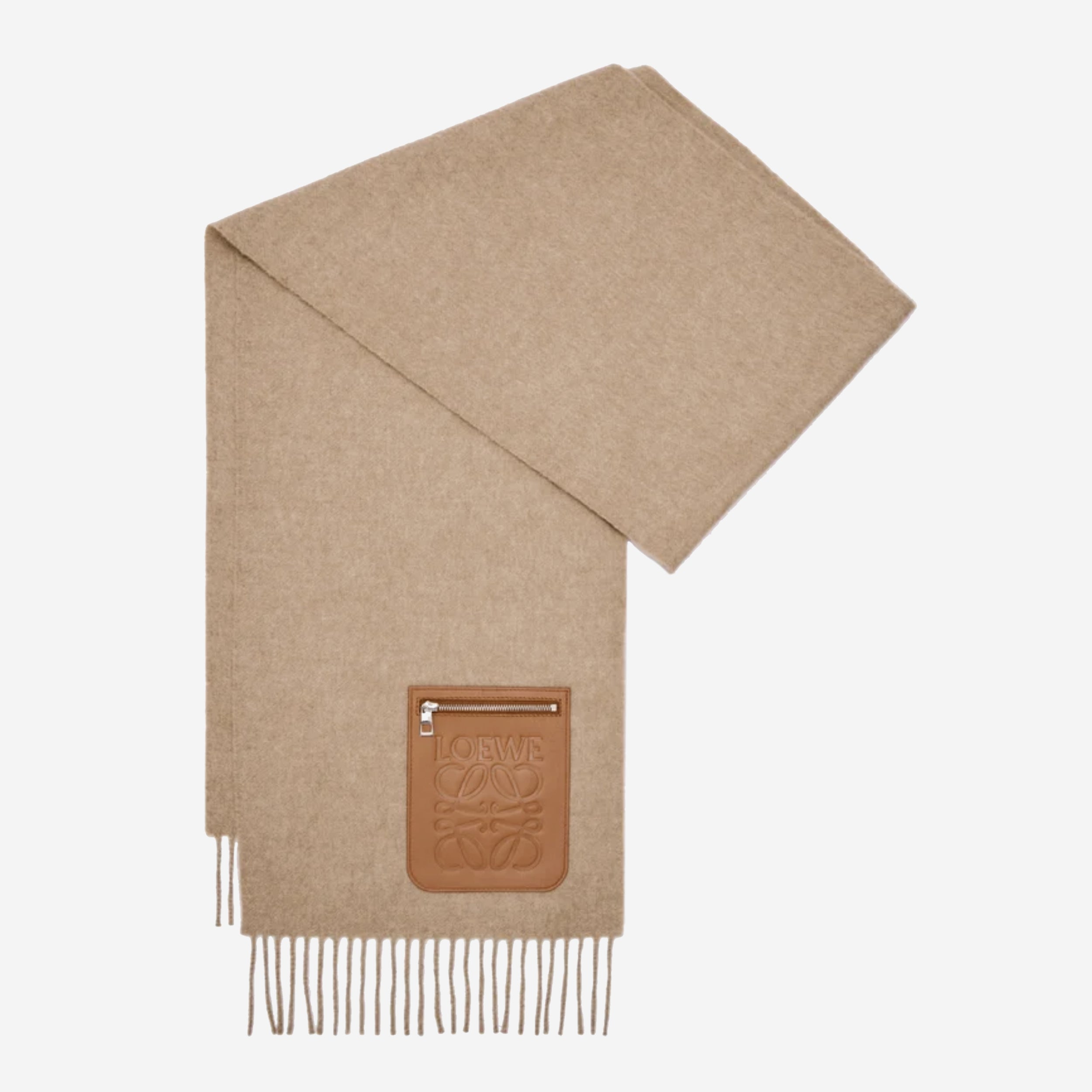 Loewe Anagram Patch Pocket Scarf