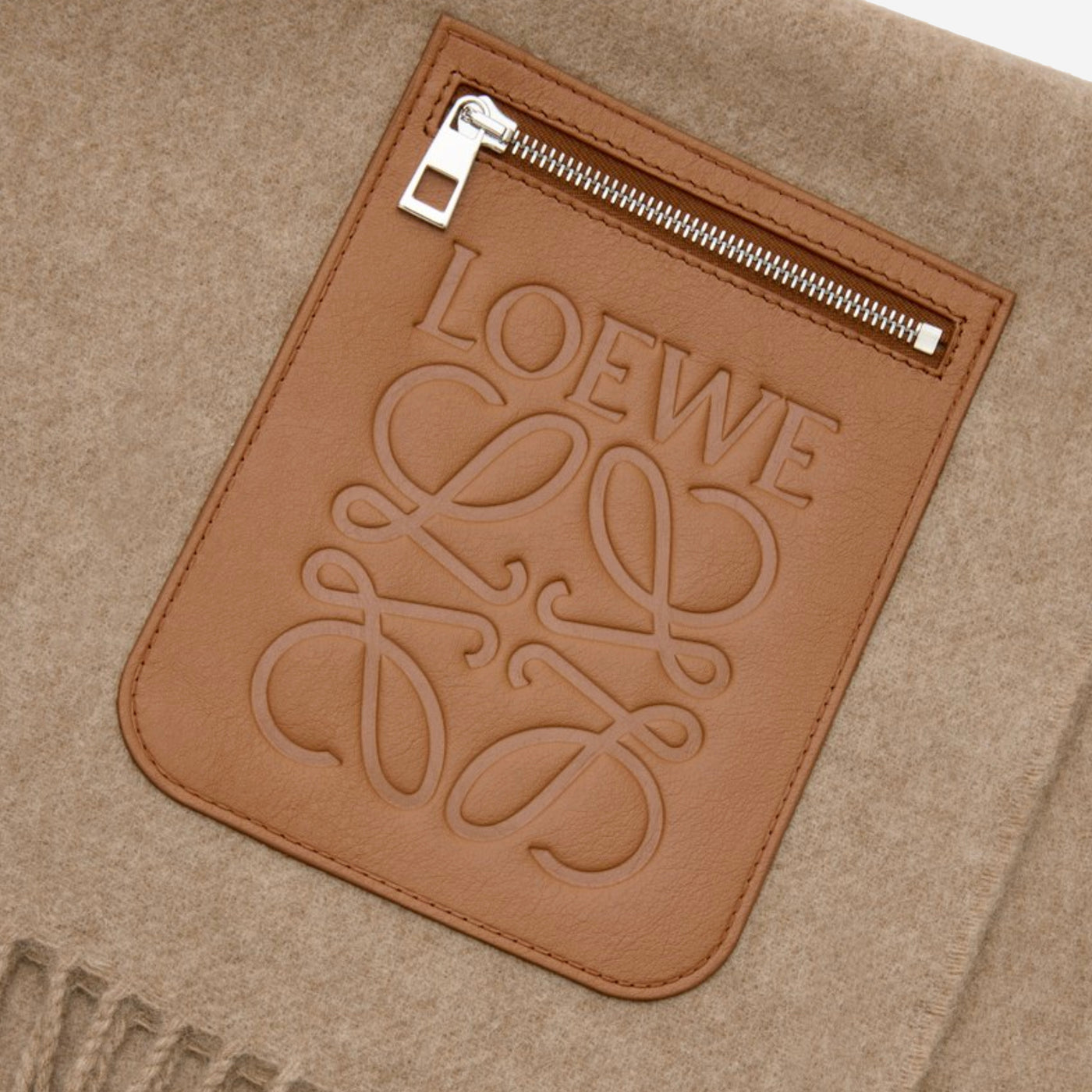Loewe Anagram Patch Pocket Scarf