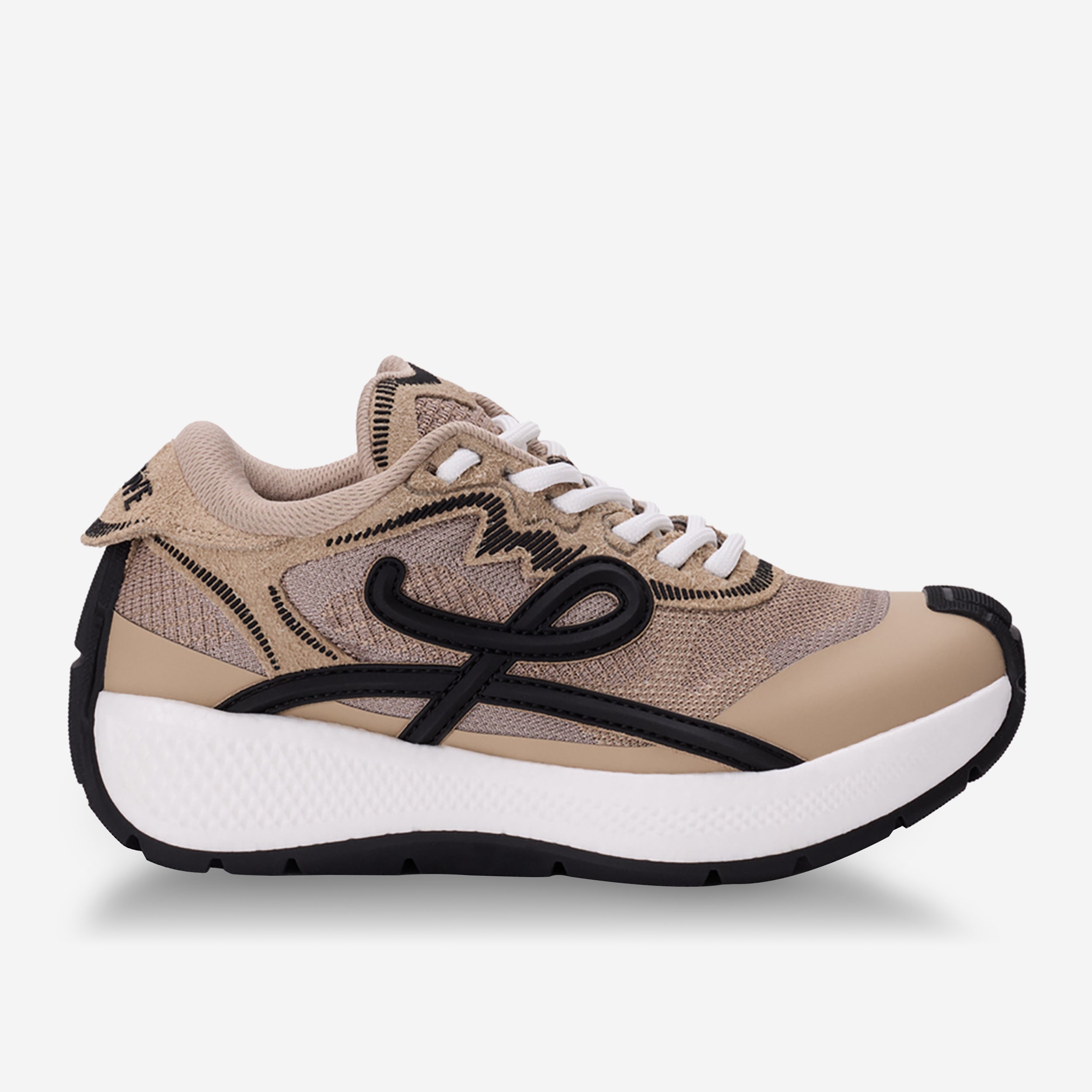 Loewe Technical Knit And Suede Pogo Sneaker