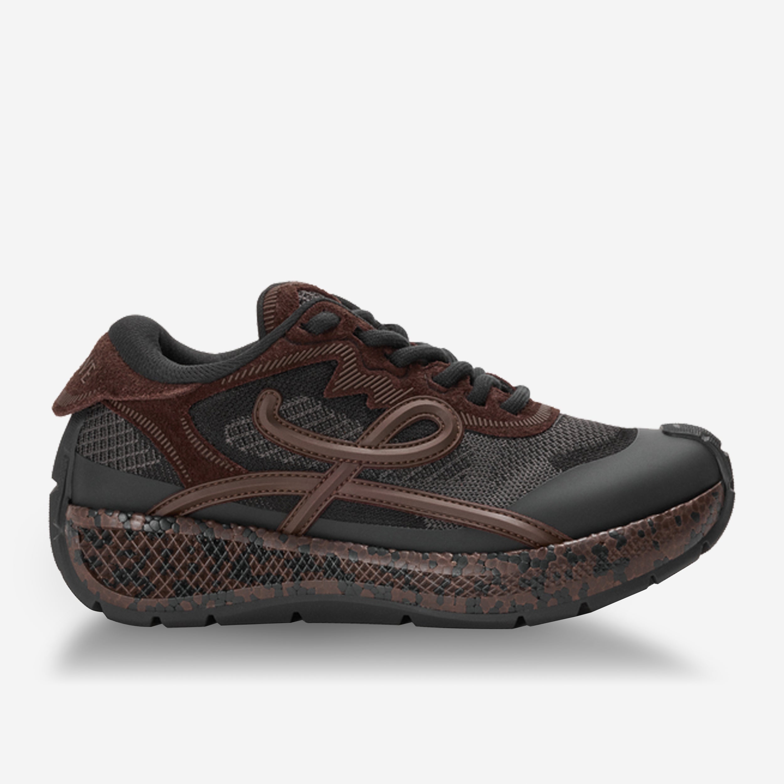 Loewe Technical Knit And Suede Pogo Sneaker