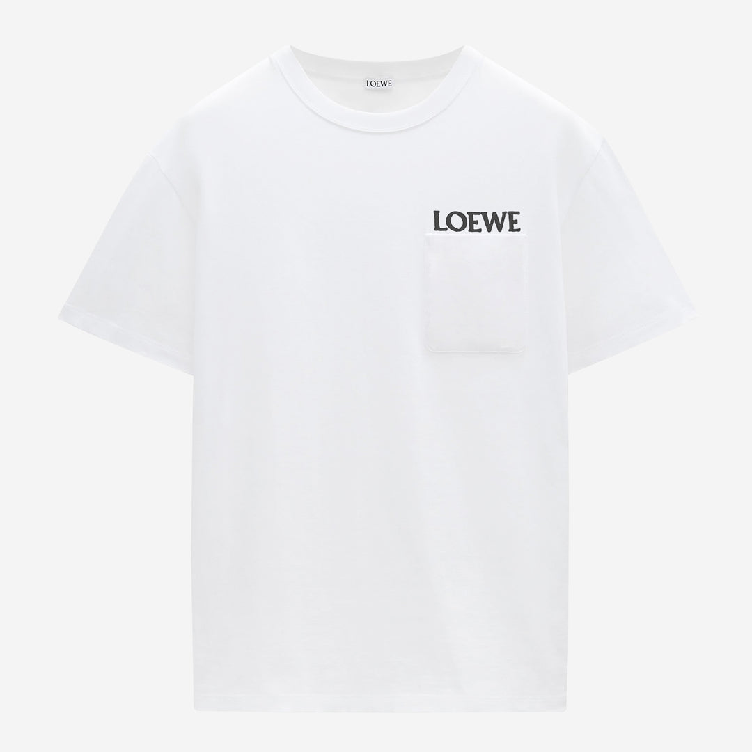 LOEWE Tシャツ　S T-shirt Loewe Embroidered Logo T-Shirt H526Y22XBF-1100 | FLEXDOG