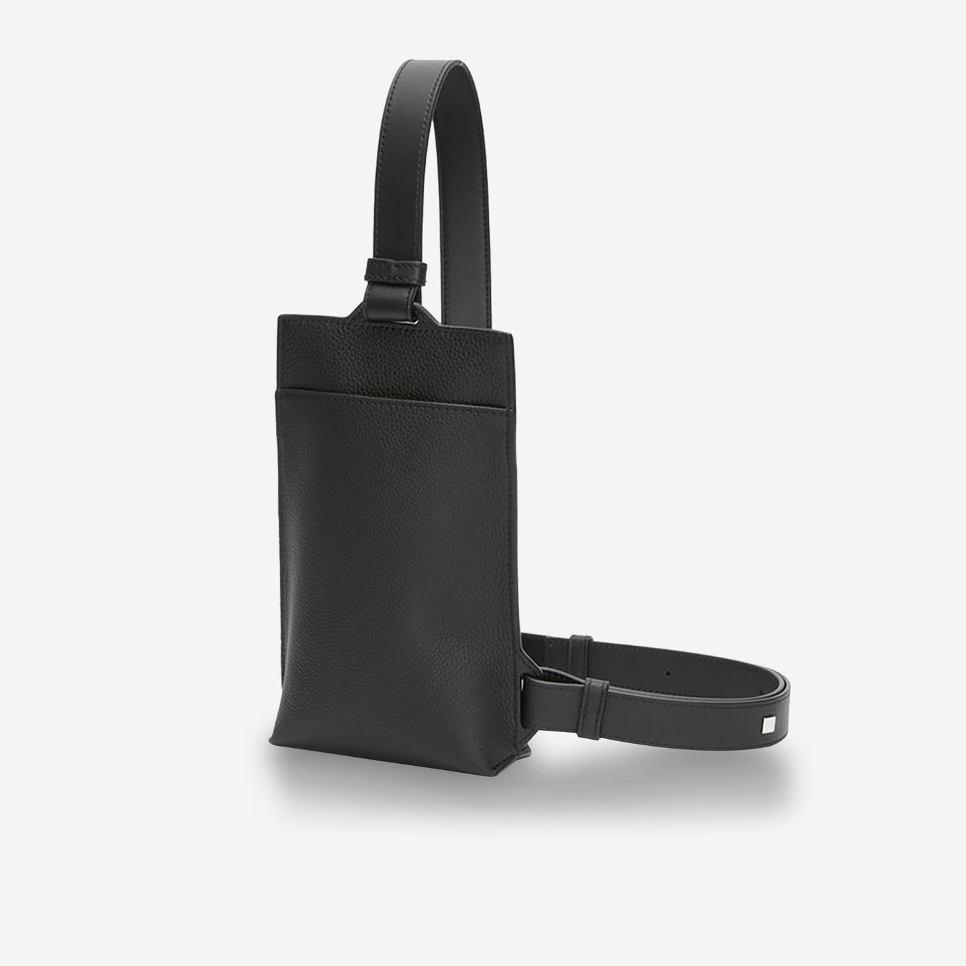Loewe Essential Vertical T Pocket Grained Calfskin Bag