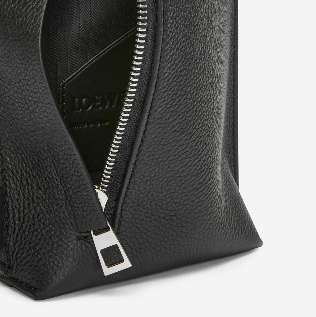Loewe Essential Vertical T Pocket Grained Calfskin Bag
