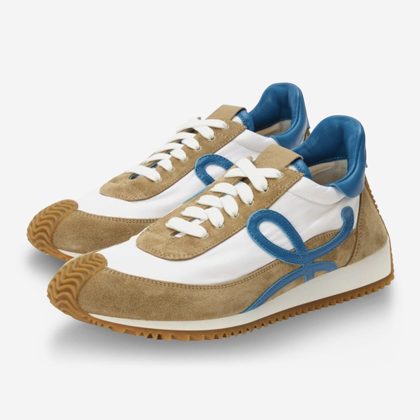 Loewe Nylon And Suede Flow Runner 2.0 Sneaker – ZAP