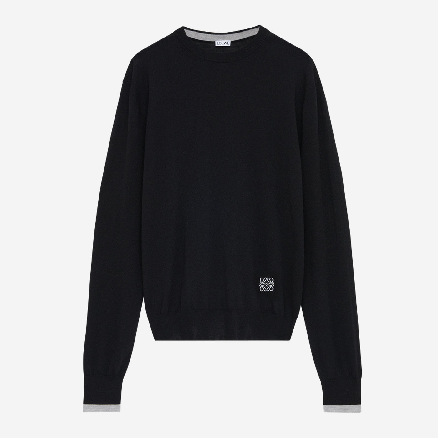 Loewe Wool Anagram Embroidery Knitwear