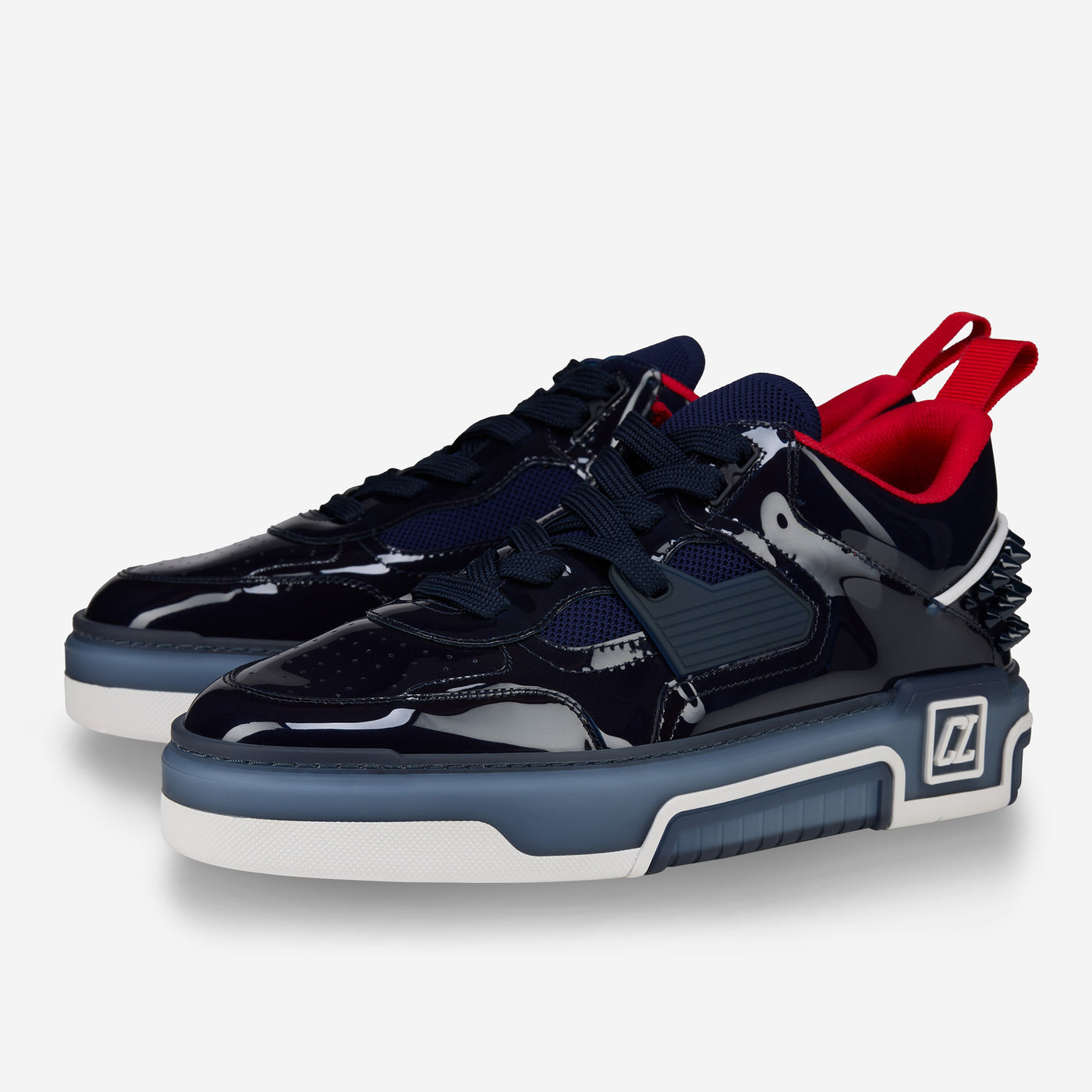 Christian Louboutin Astrocool Flat Nappa Leather And PVC Sneakers