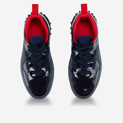 Christian Louboutin Astrocool Flat Nappa Leather And PVC Sneakers