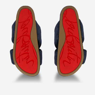 Christian Louboutin Bizzu Sponge Cotton Mules