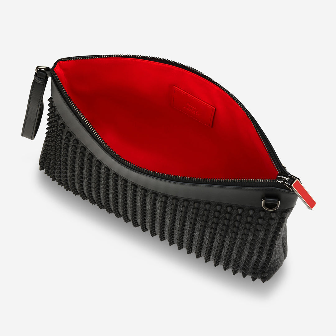 Christian Louboutin Funky Grained Calf Leather And Spikes
