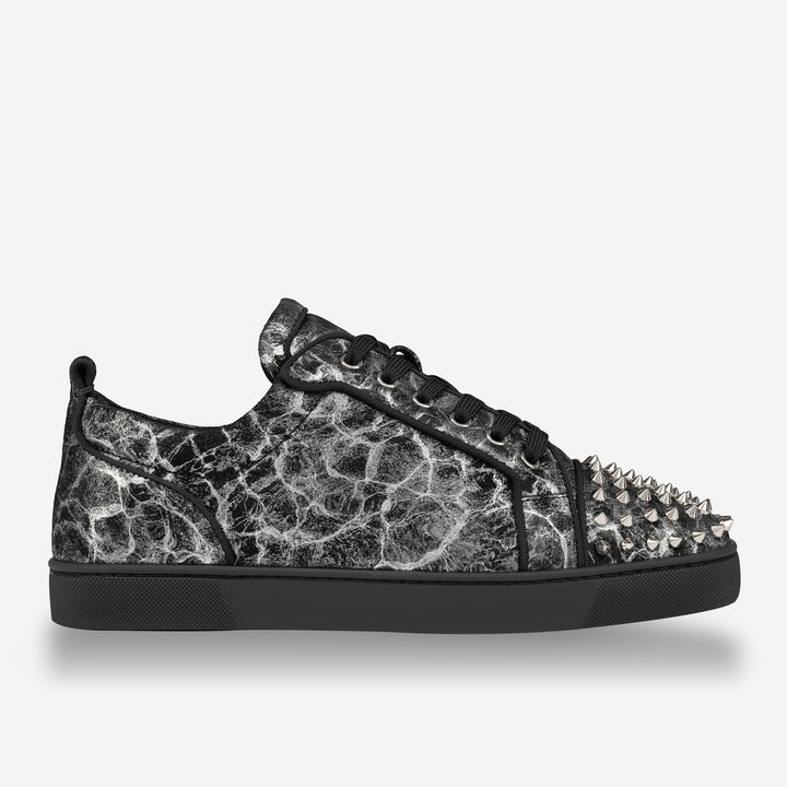 ChristianLouboutinスニーカーLouisJuniorSpikesOrlatoストーム Louis Junior Spikes - Sneakers - Veau velours - Black - Men