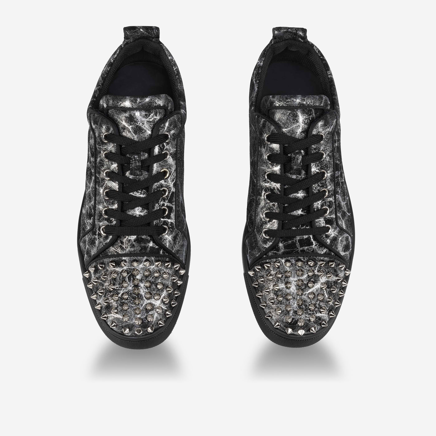 Christian Louboutin Storm Printed Louis Junior Spikes Sneakers