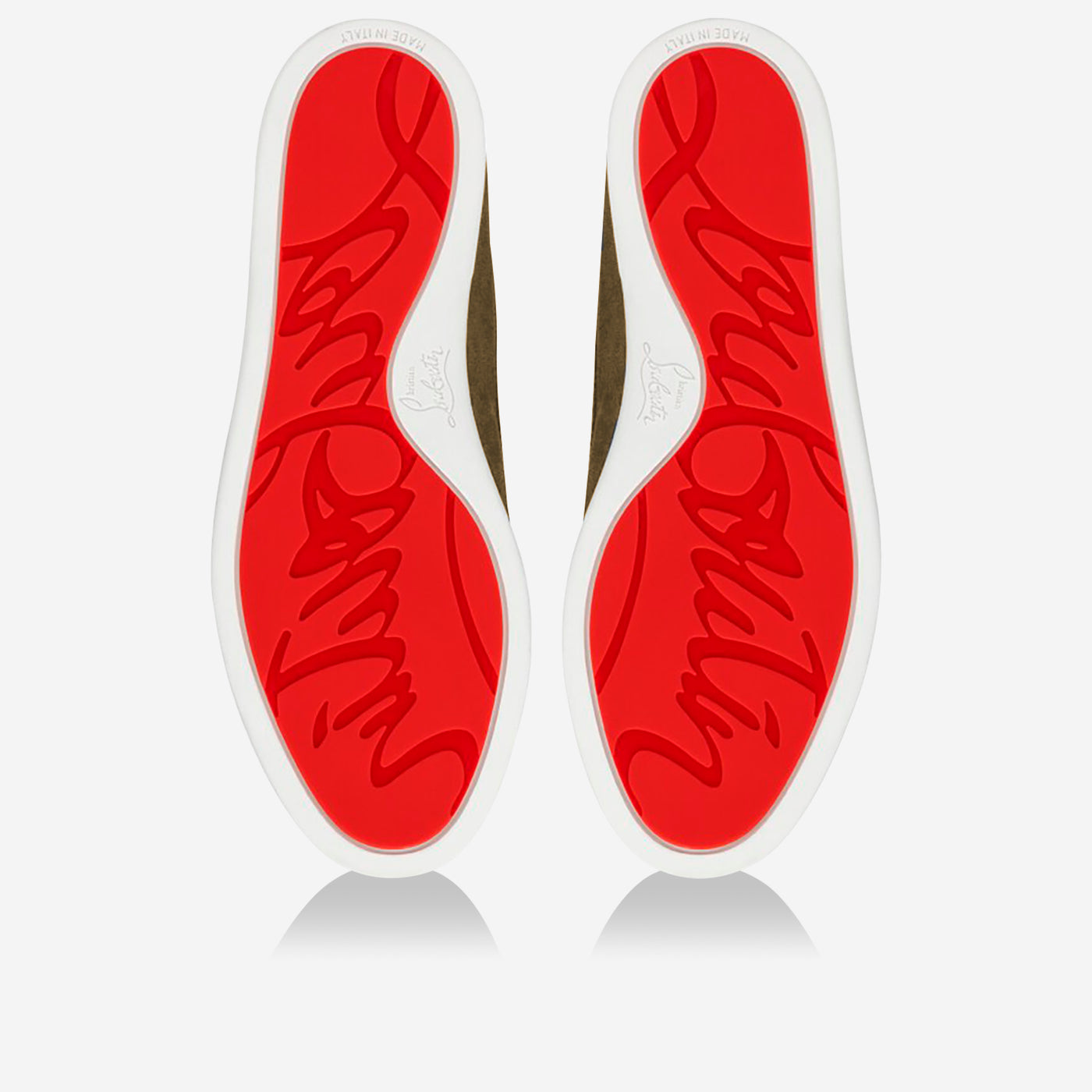 Christian Louboutin Varsiboat Suede Leather Loafers