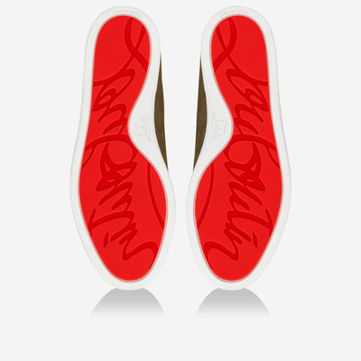 Christian Louboutin Varsiboat Suede Leather Loafers