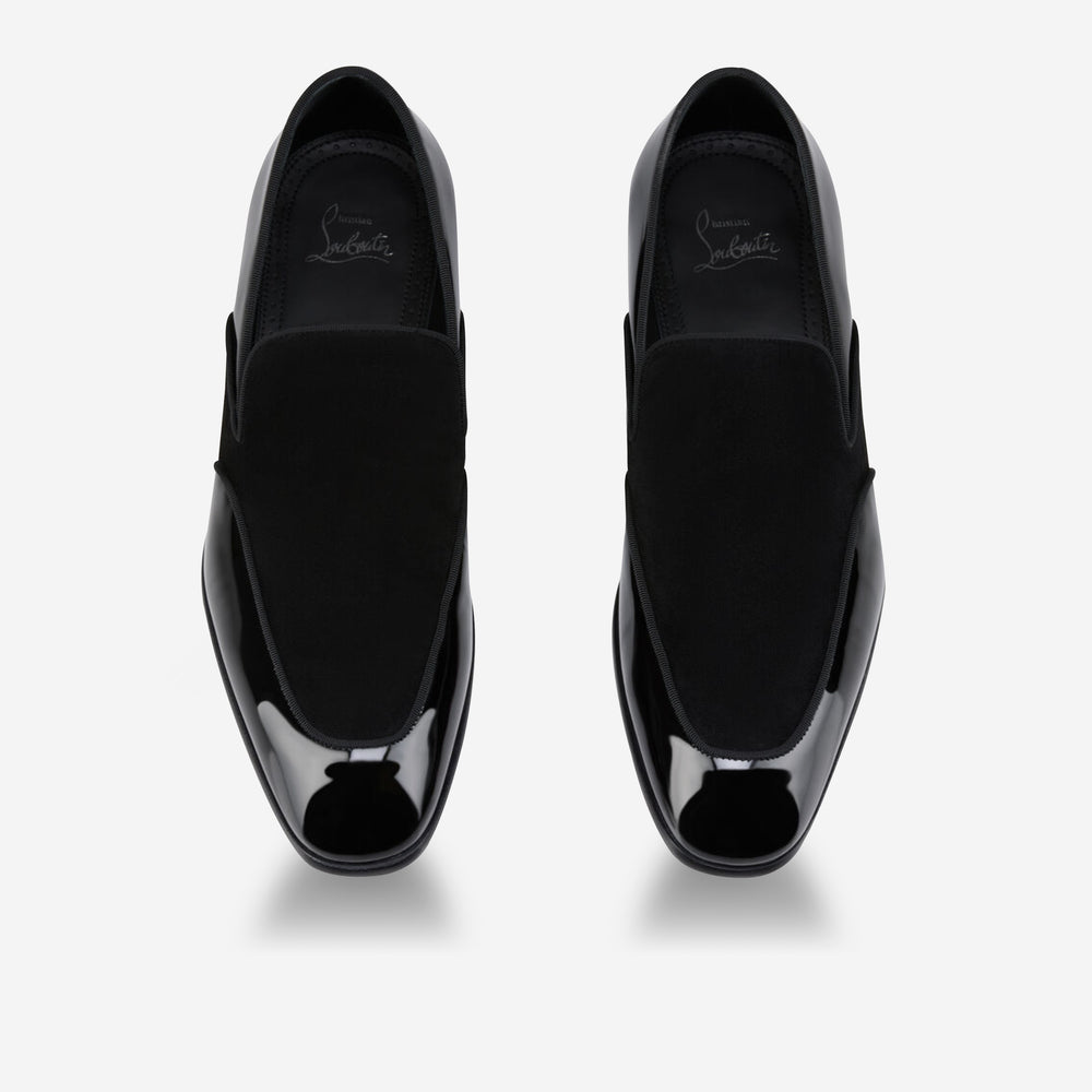 Christian Louboutin Yaki Patent & Leather Loafer, Black Christian Louboutin Yaki Patent & Leather Loafer, Black main image 2