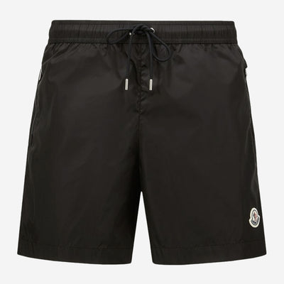 Moncler Zip Pocket Logo Patch Swim Shorts – ZAP