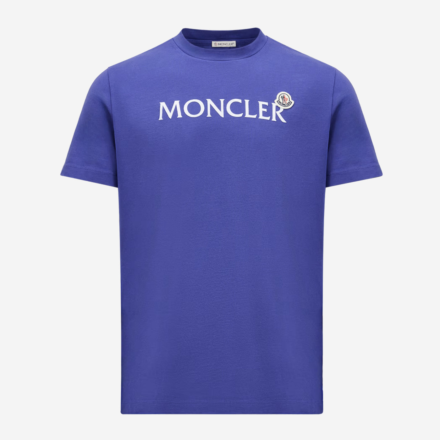 Moncler Flocked Logo Cotton T-Shirt
