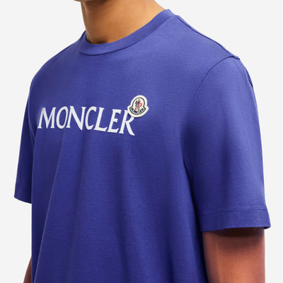 Moncler Flocked Logo Cotton T-Shirt