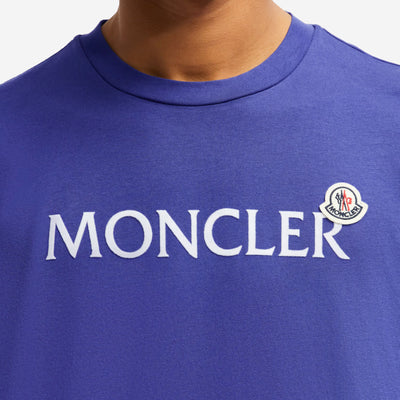 Moncler Flocked Logo Cotton T-Shirt