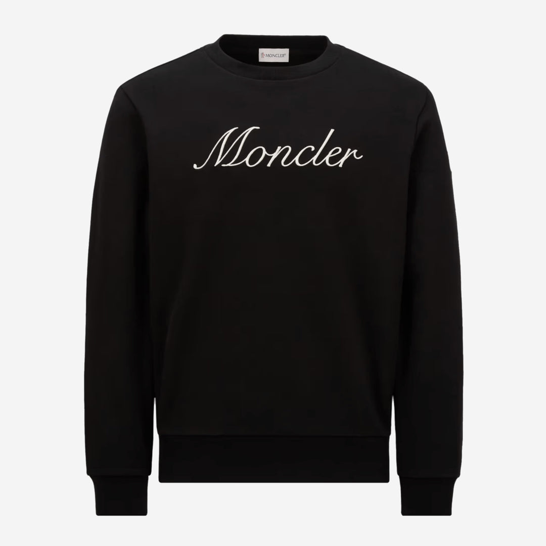 Moncler Embroidered Logo Cotton Sweatshirt – ZAP