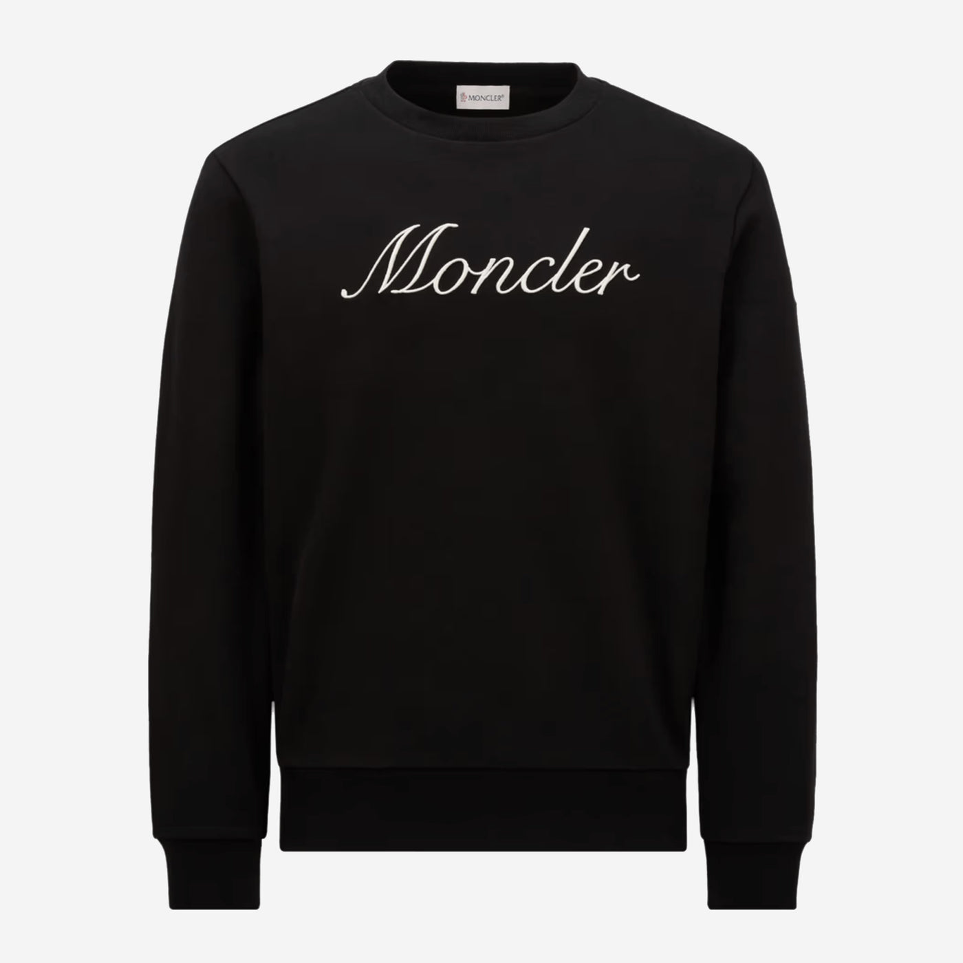 Moncler Embroidered Logo Cotton Sweatshirt