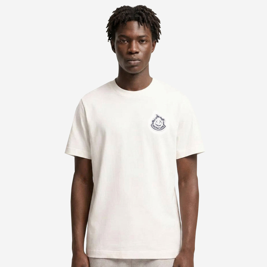 Moncler Face Logo Cotton T-Shirt