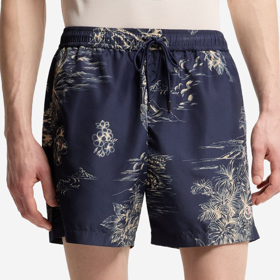Moncler Floral Print Swim Shorts – ZAP