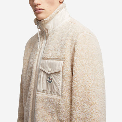 Moncler Teddy Zip-Up Pocket Jacket