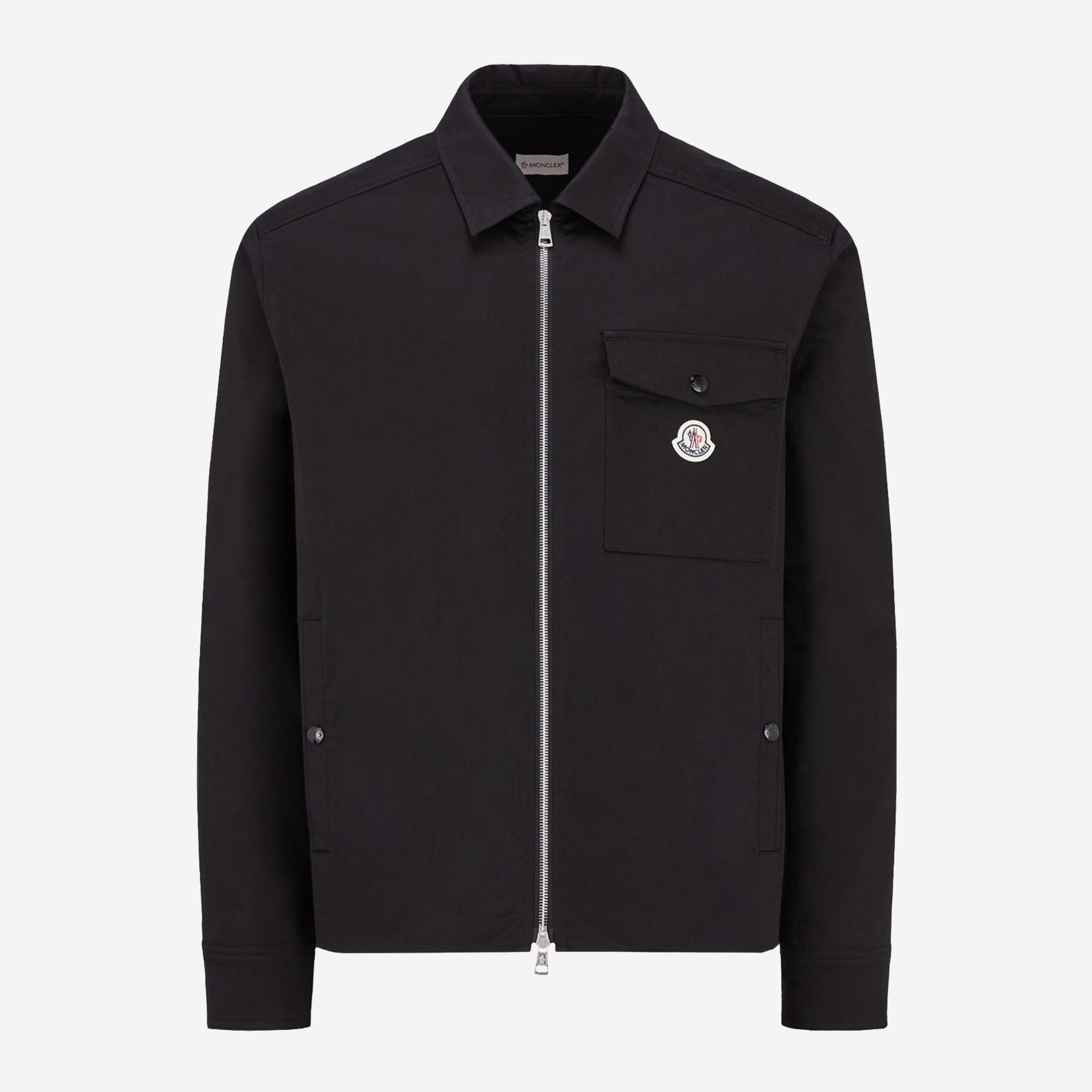 Moncler Cotton Blend Gabardine Shirt Jacket