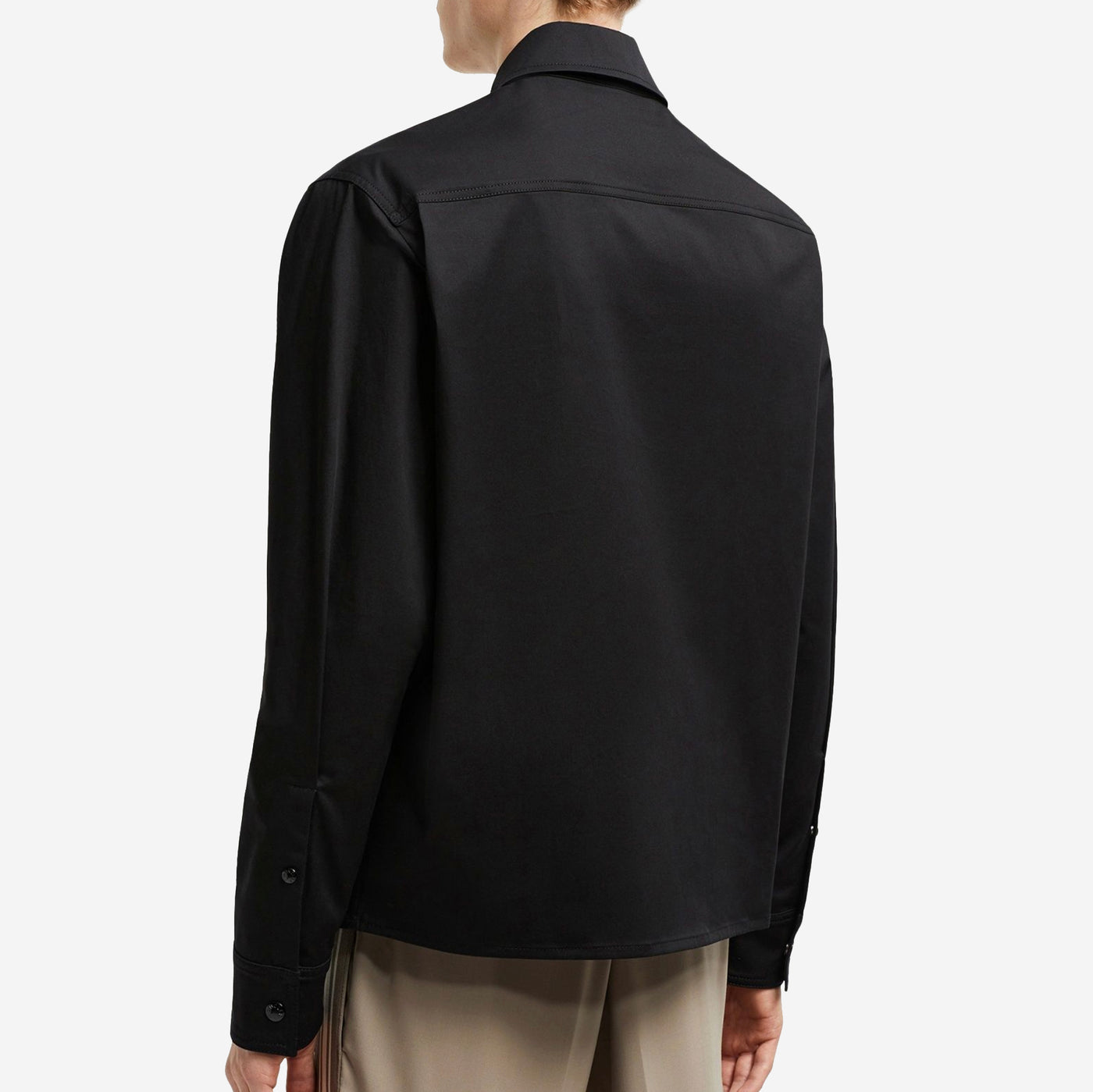 Moncler Cotton Blend Gabardine Shirt Jacket