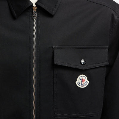 Moncler Cotton Blend Gabardine Shirt Jacket