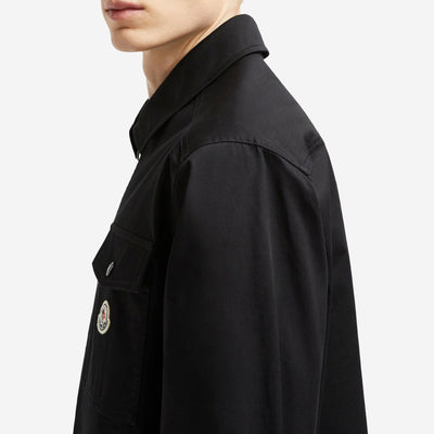 Moncler Cotton Blend Gabardine Shirt Jacket