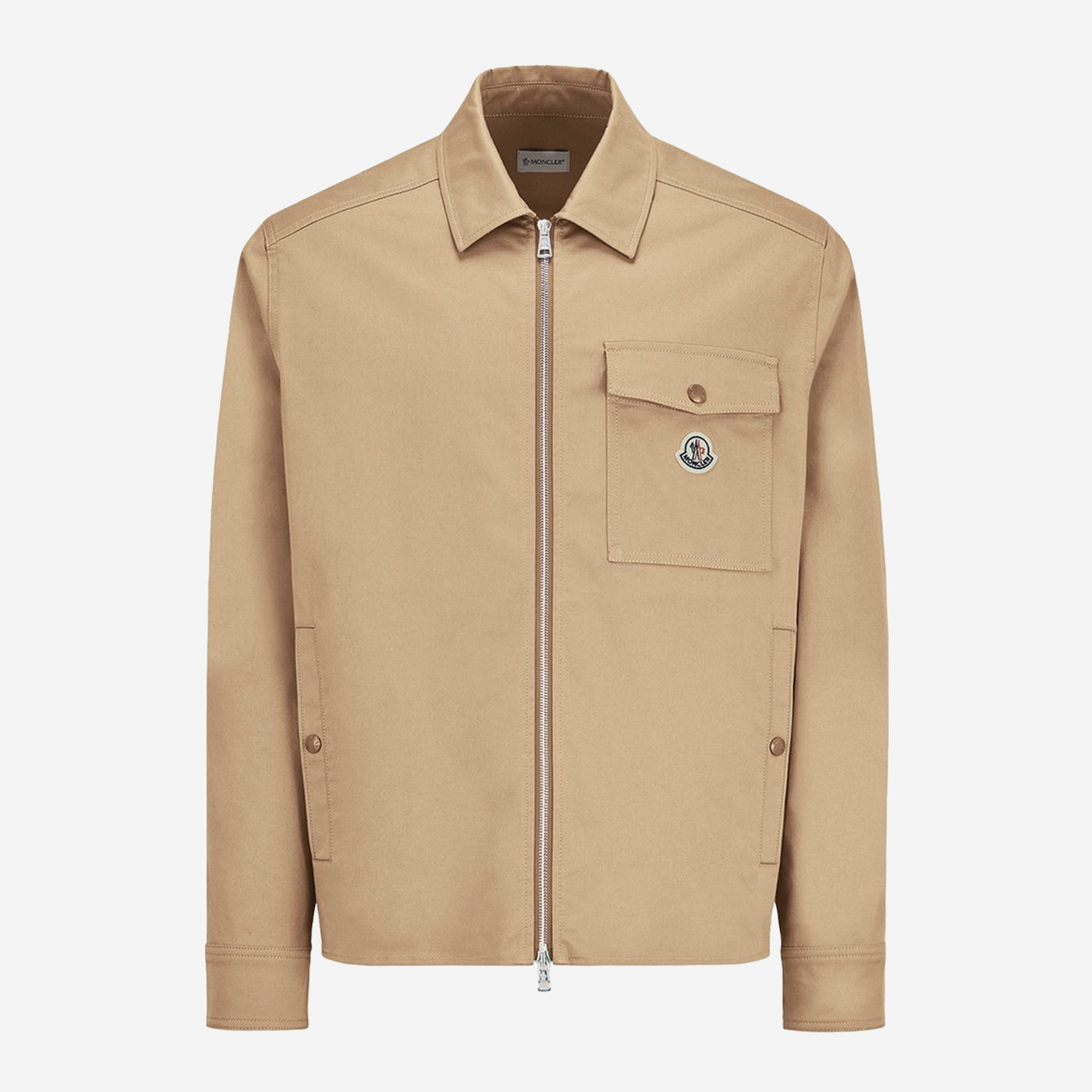 Moncler Cotton Blend Gabardine Shirt Jacket