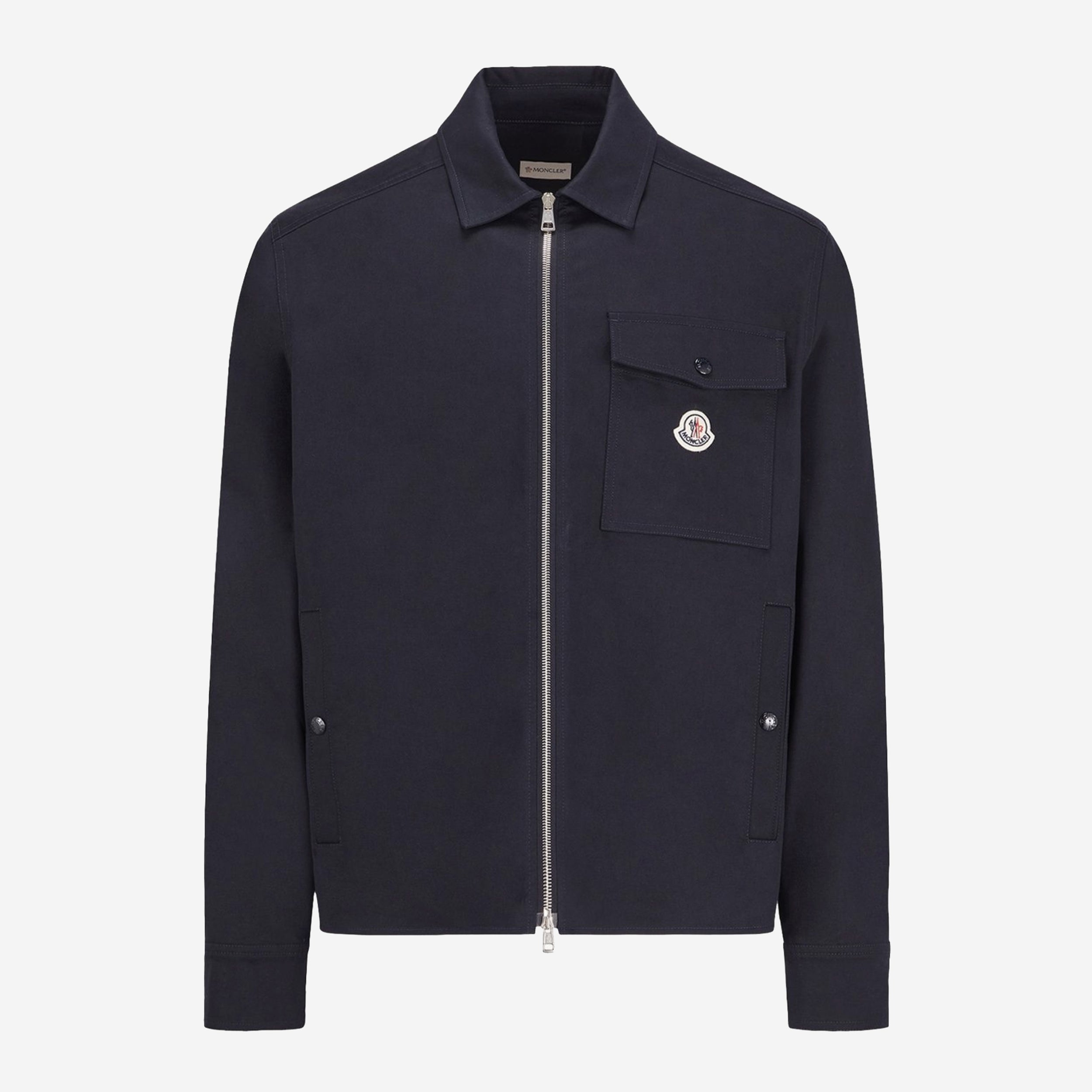 Moncler Cotton Blend Gabardine Shirt Jacket
