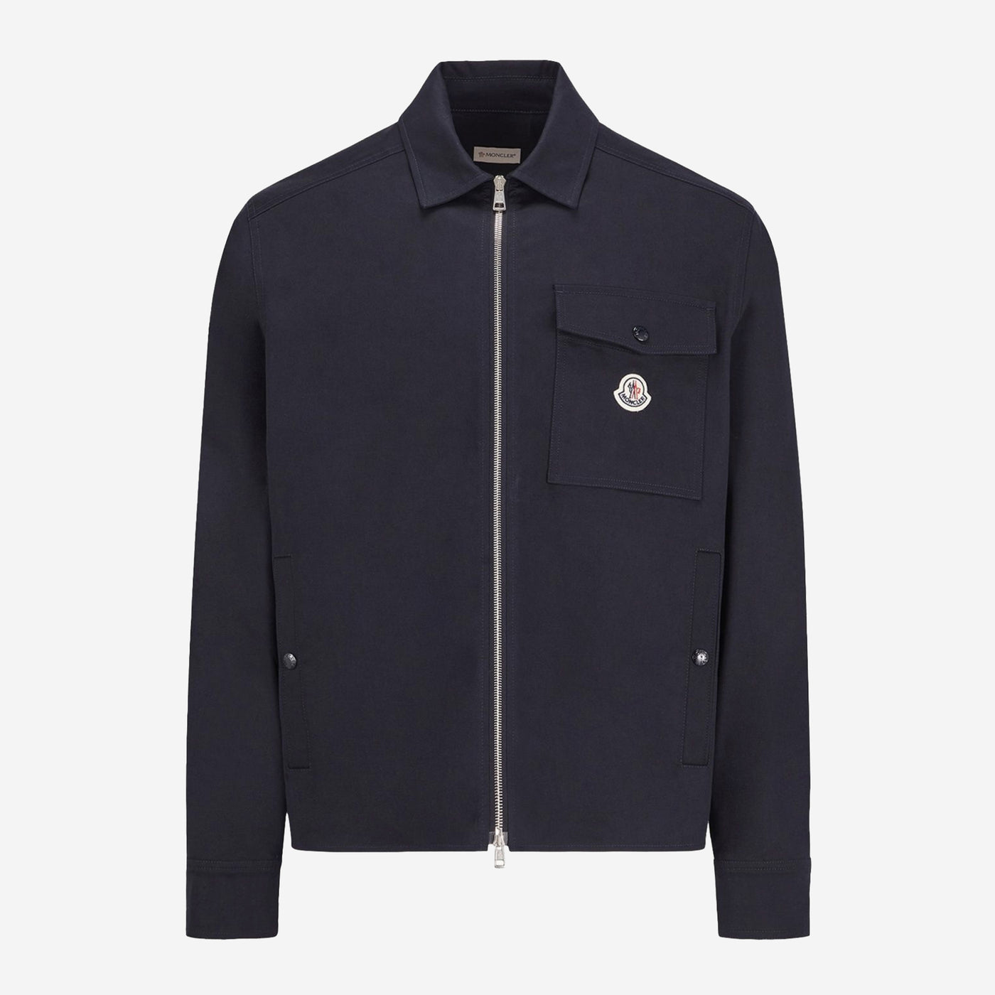 Moncler Cotton Blend Gabardine Shirt Jacket