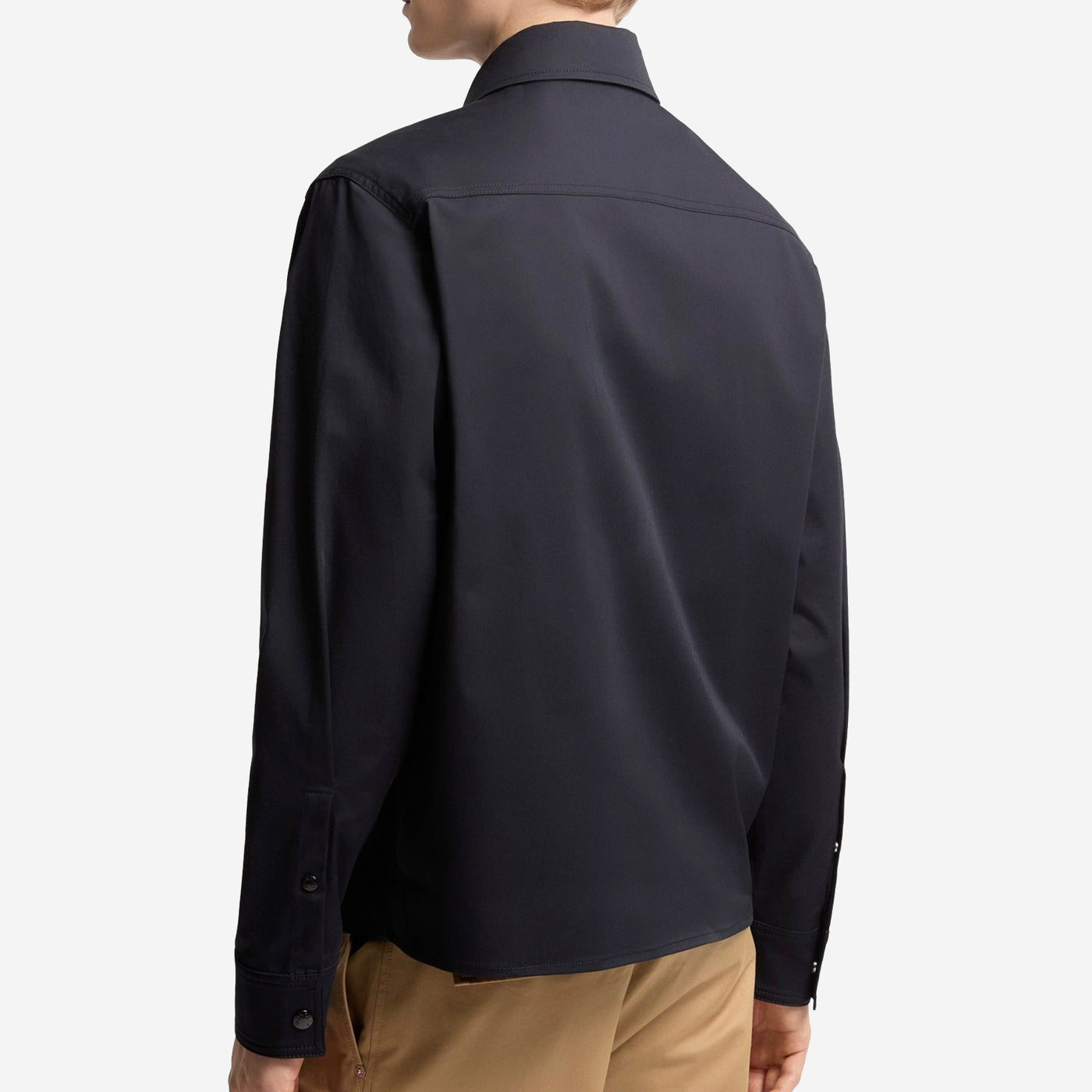 Moncler Cotton Blend Gabardine Shirt Jacket