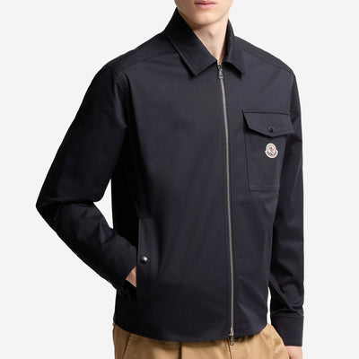 Moncler Cotton Blend Gabardine Shirt Jacket