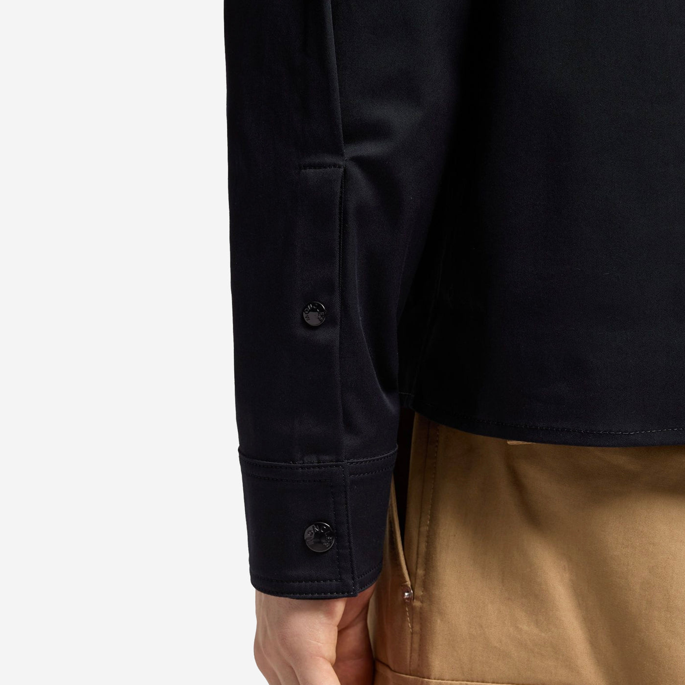 Moncler Cotton Blend Gabardine Shirt Jacket