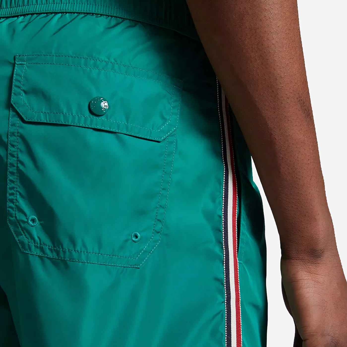 Moncler Web Side Swim Shorts