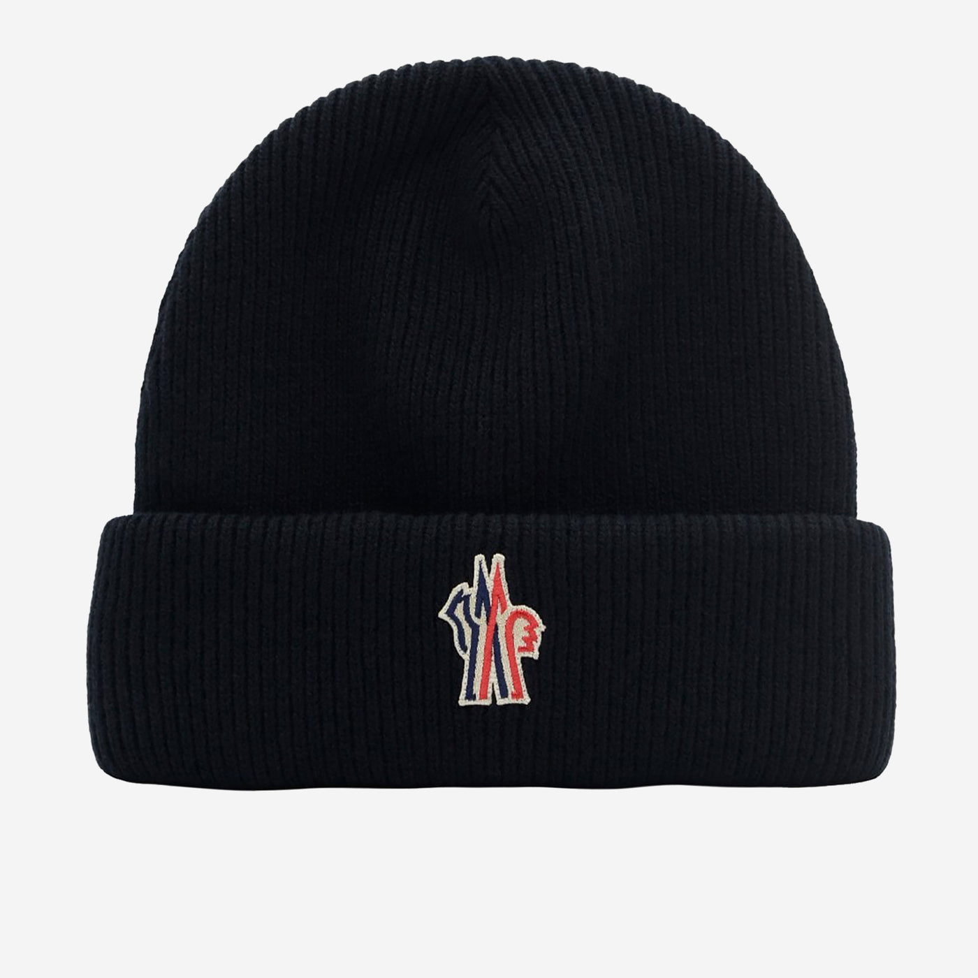 Moncler Grenoble Logo Wool Beanie