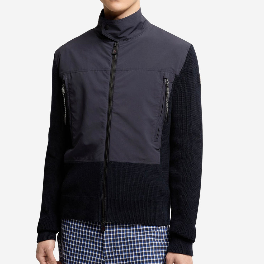 Moncler Grenoble Padded Zip-Up Cotton Cardigan – ZAP
