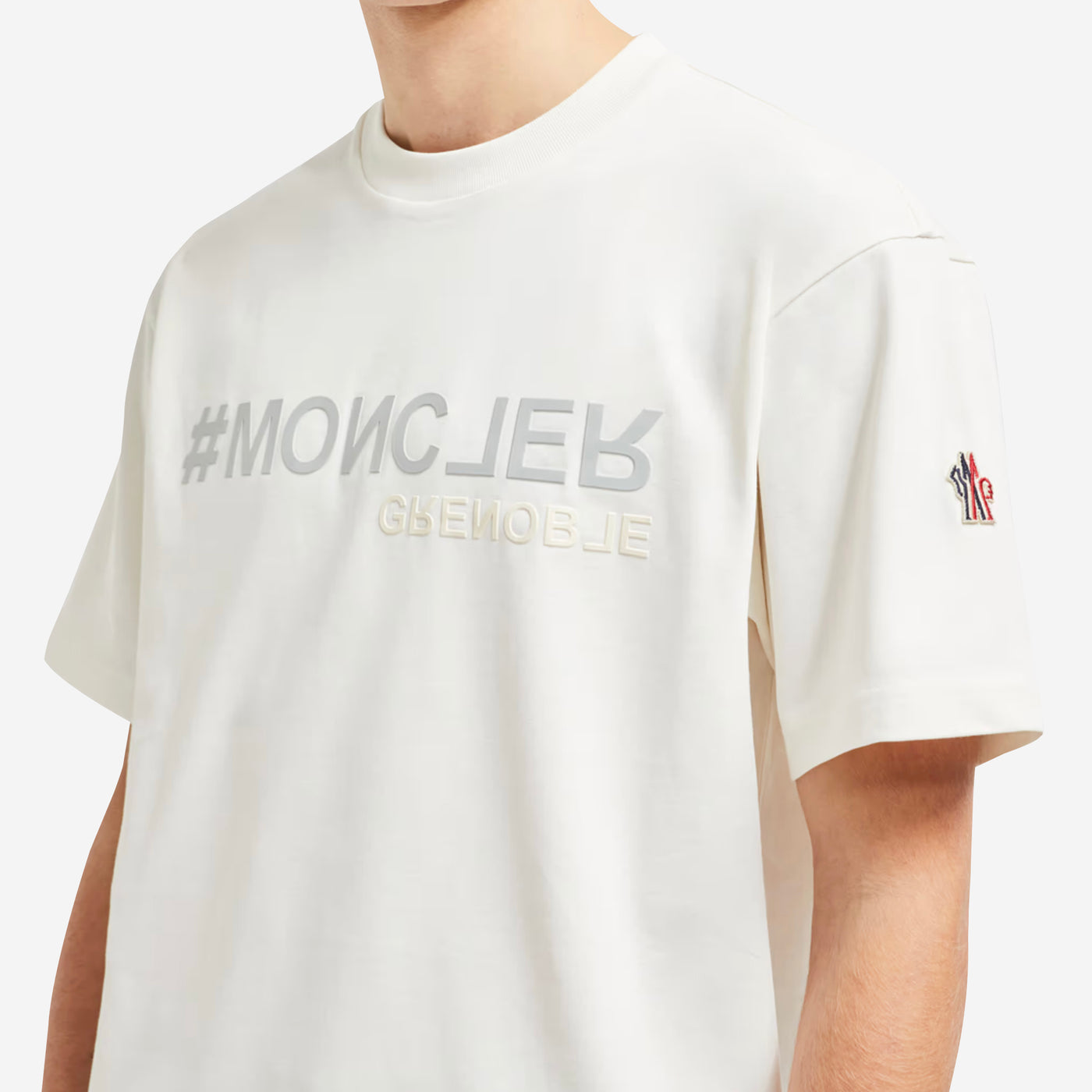 Moncler Grenoble Mirrored Logo T-Shirt
