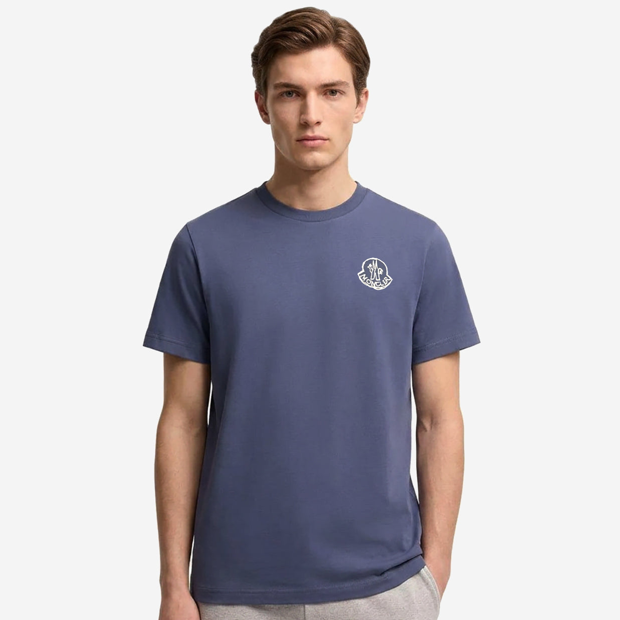 Moncler Cotton Jersey Logo Patch T-Shirt