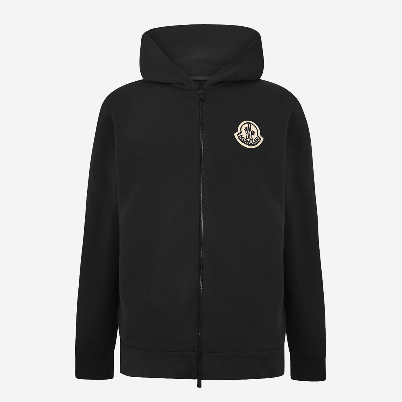 新品☆MONCLER logo patch hoodie パーカー L 黒色 Moncler Logo Patch Hoodie – ZAP