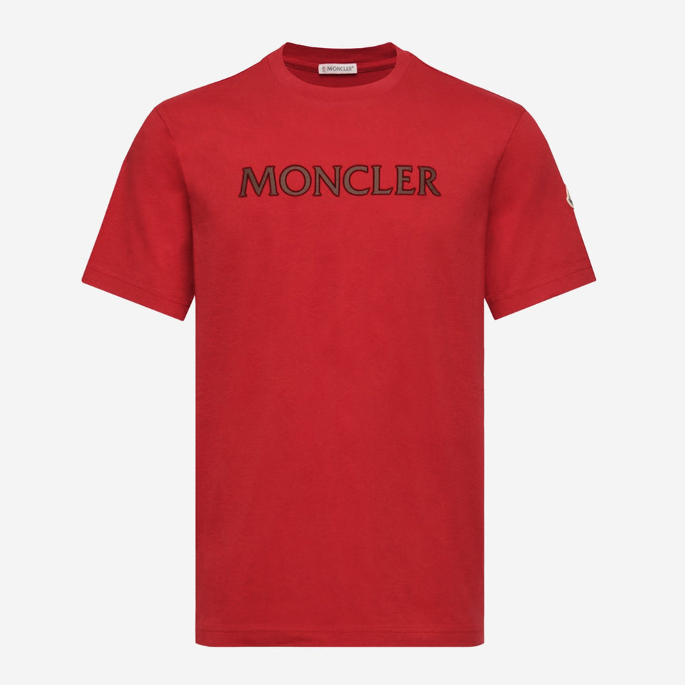 Moncler Logo Print Cotton T-Shirt – ZAP