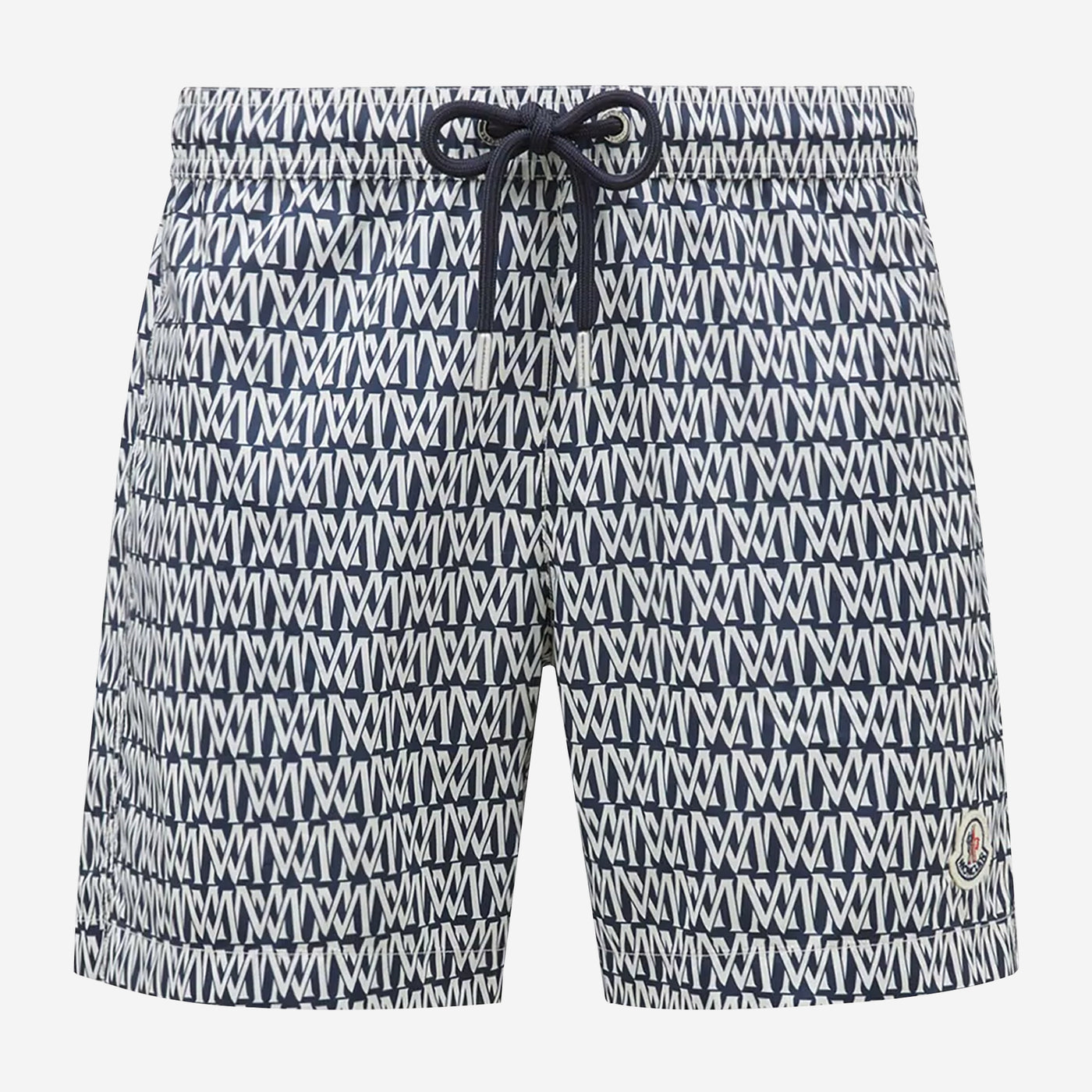 Moncler Monogram Print Swim Shorts