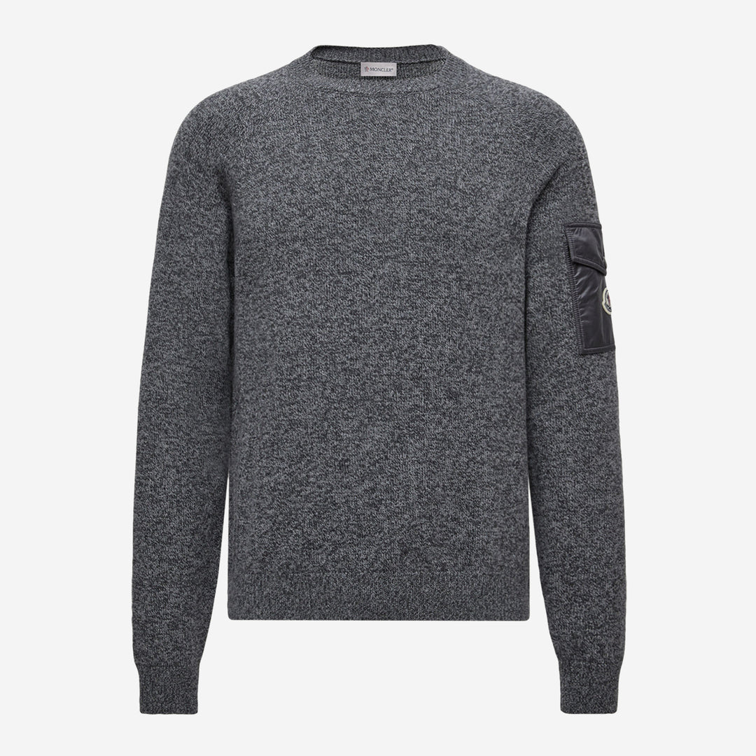 Moncler Mouliné Wool & Cashmere Knitwear – ZAP